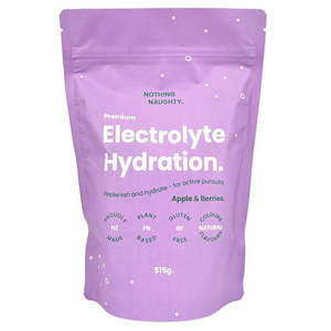 Nothing Naughty: Electrolyte Hydration Powder - Apple & Berries