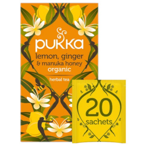 Pukka Lemon, Ginger & Manuka Honey Tea