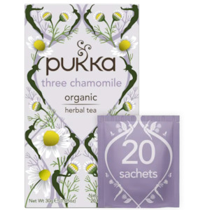 Beverages: Pukka Three Chamomile Time Tea - 20 Sachets