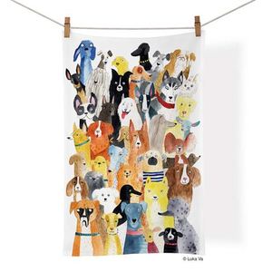 Laundry: Dog Park Cotton Tea Towel