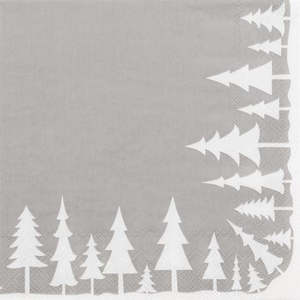 Homewares: Rader Fir Tree Silver Forest Napkin