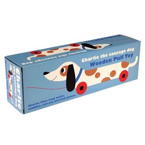 Sausage Wooden Pull Toy