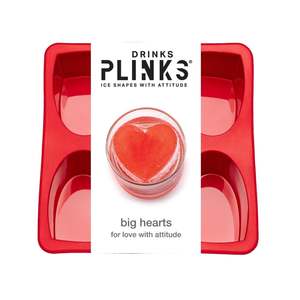 Homewares: Ice Cube Tray - Big Hearts