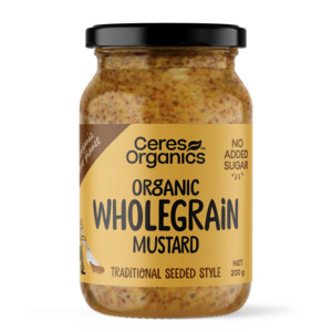 Ceres Organics: Ceres Organic Mustard, Wholegrain