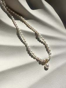 Shoes: Luca Freshwater Pearl Necklace