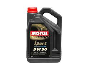 Oils Lubricants: Motul Sport Oil 5W50 - 5 Litre