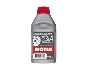 Oils Lubricants: Motul Dot 3 & 4 Brake Fluid - 500ml