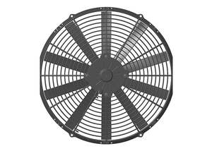 Performance Fan Shrouds: Spal Brushed Axial Low Profile Electric Fan - 16"
