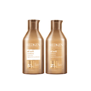 Redken All Soft Duo 300ml Shampoo and Conditioner