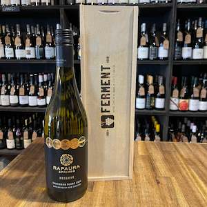 Wine: Rapaura Springs Reserve Sauvignon Blanc