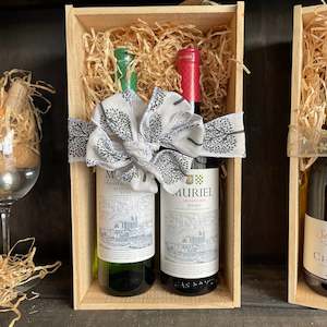 Gift box Double (fits two bottles, wine NOT included)