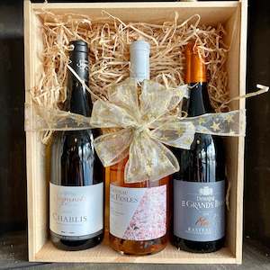Gift box Triple (fits up to three bottles, wine/beer NOT included)