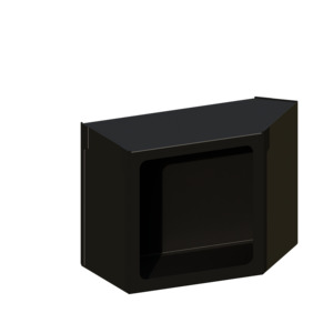 Products: Wood Bin 45 degrees (left) – Fernside Fires