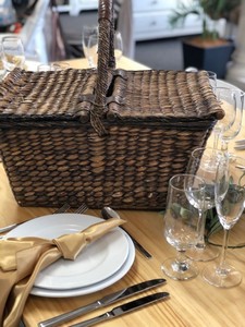 Vintage Bridal Food Basket