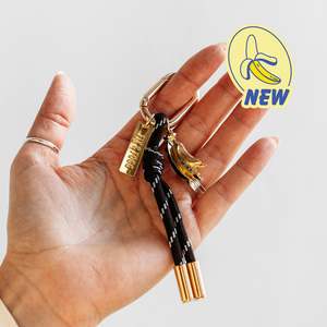 Banana Bag Charm Keyring