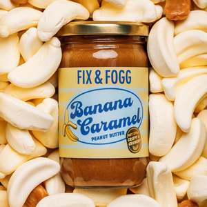 Banana Caramel Crispy & Crunchy Peanut Butter