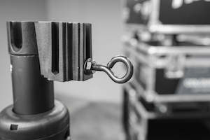 Pushup Drapes: Quarter Inch Eyelet With 2x Flange Nuts (Six Pack)