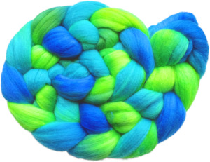 Fine Merino Sliver: Bright Lagoon - Fine Merino Sliver