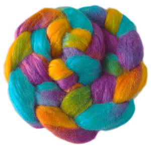 Printer Primaries: Printer Primaries - Merino and Silk Sliver