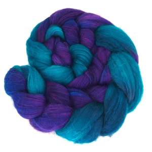 Morning Glory: Morning Glory - Merino and Silk Sliver