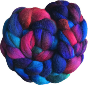 Sapphire: Sapphires and Rubies - Fine Merino Sliver