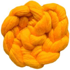 Marigold: Marigold - Merino and Silk Sliver