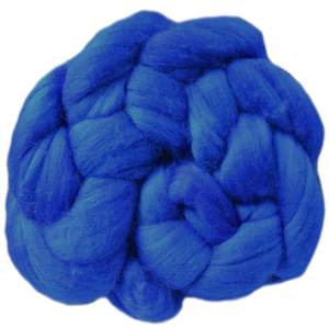 Royal Blue: Fine Merino Sliver - Royal Blue