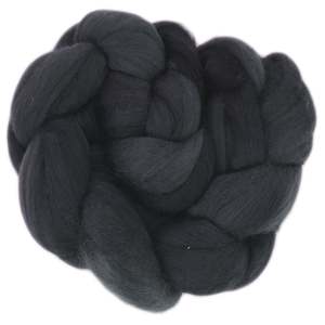 Soot: Fine Merino Sliver - Soot
