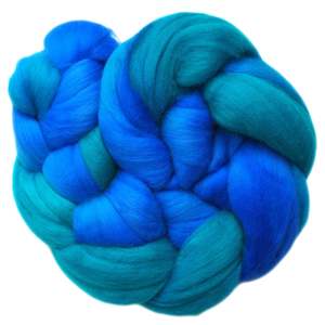 Tropical Waters: Fine Merino Sliver - Tropical Waters