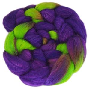 Violet And Lime: Violet and Lime - Merino and Silk Sliver