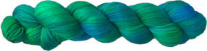 Yellow Green: Amazonite - Silk-Merino 15-85 4 ply