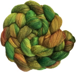 Golden Autumn - Merino and Silk Sliver