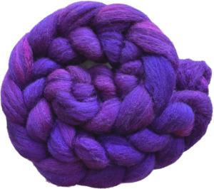 Red Violet: Purples - Merino and Silk Sliver