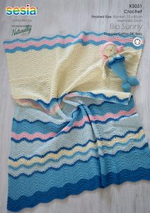 Blanket Patterns Fibrespace: K3031 DK Blanket and Mermaid Crochet Pattern Fast Shipping