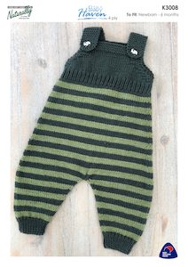 Baby Haven K3008 4 ply Babies Overalls