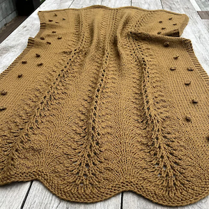 Blanket Patterns Fibrespace: Aroha Baby Blanket and Chunky Throw