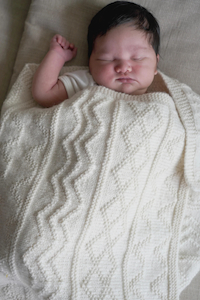 Building Blocks Blanket DK Pattern Lisa F Design