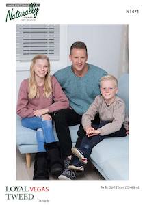 Naturally N11471 Family Sweater Knitting Pattern