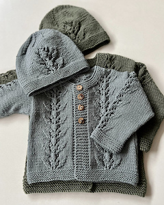 Abby Cardigan & Hat Fast shipping