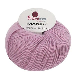 3 Ply Light Fingering Fibrespace: Broadway Mohair 3ply 70% Mohair 30% Acrylic Fibrespace