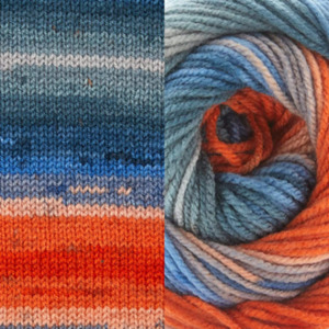 8 Ply DK Fibrespace: Fiddlesticks Superb 8 Prints 100g Anti Pilling Acrylic Fibrespace