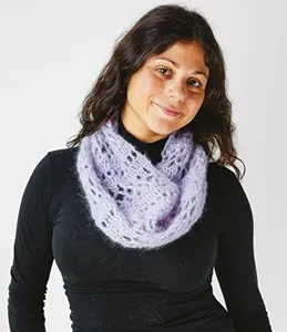 Cowl DK Whisper Mohair Crochet Pattern 1424