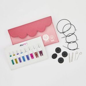 Circular Interchangeables Fibrespace: KnitPro Zing Mini Interchangeable Needles Set with Swivel Cables Fibrespace