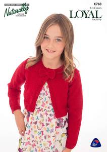 Naturally K760 Childrens Top Knitting Pattern