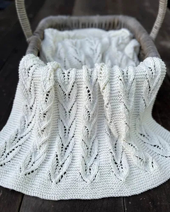 Willow Baby Blanket Knitting Pattern Fast Shipping