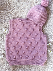 Freya Vest and Hat Knitting Pattern Fast Shipping