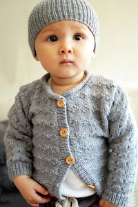 All 4 Ply NB - 3Yrs: Clementina Cardigan & Hat BC82 Fast Shipping