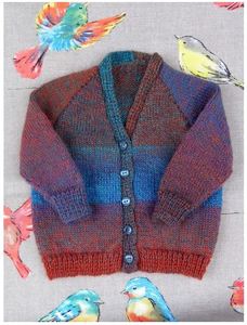 All 4 Ply NB - 3Yrs: Countrywide 4 ply Baby Cardigan P313 Knitting Pattern
