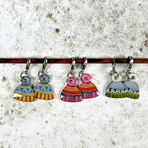 Emma Ball Hats Crochet Stitch Markers Fast Shipping
