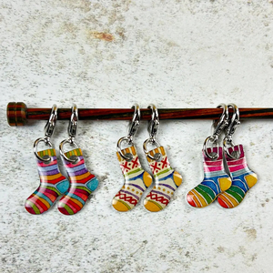 Stitch Markers: Emma Ball Socks Crochet Stitch Markers Fast Shipping